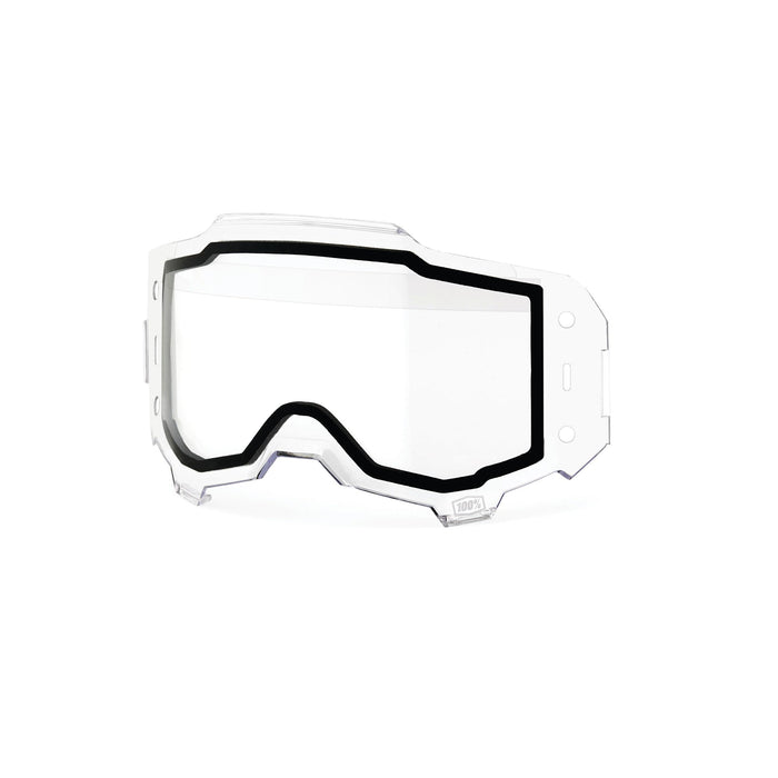 100% ARMEGA Goggle FORECAST Replacement Lens - Dual Pane - Compatible with ARMEGA Goggles Only