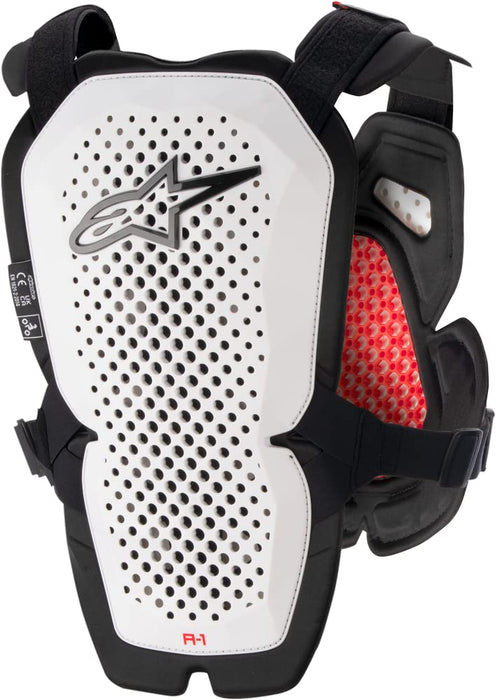 Alpinestars A-1 Pro Chest Protection (White Black Red, XX-Large)