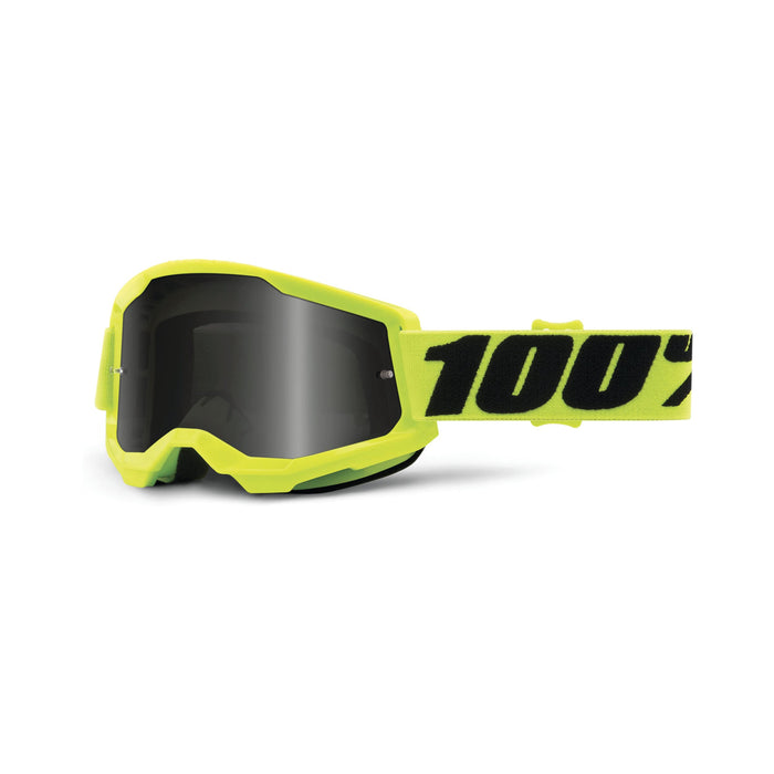 100% STRATA 2 SAND Goggle Black - Smoke Lens