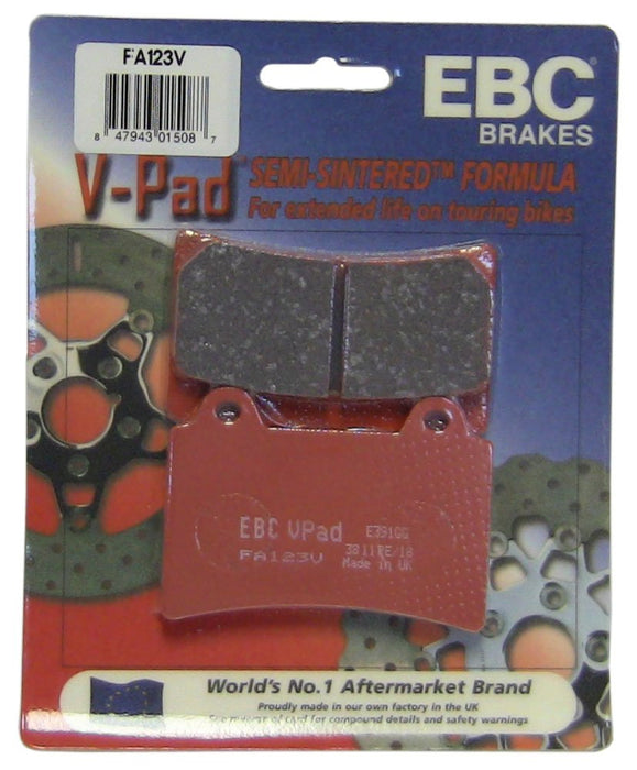 EBC Brakes FA123V Semi Sintered Disc Brake Pad