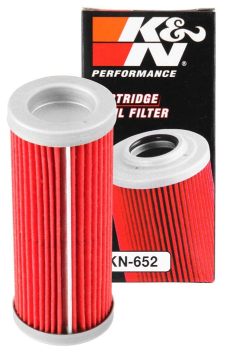 K&N Motorcycle Oil Filter: High Performance, Premium, Designed to be used with Synthetic or Conventional Oils: Fits Select KTM, Husqvarna Vehicles, KN-652