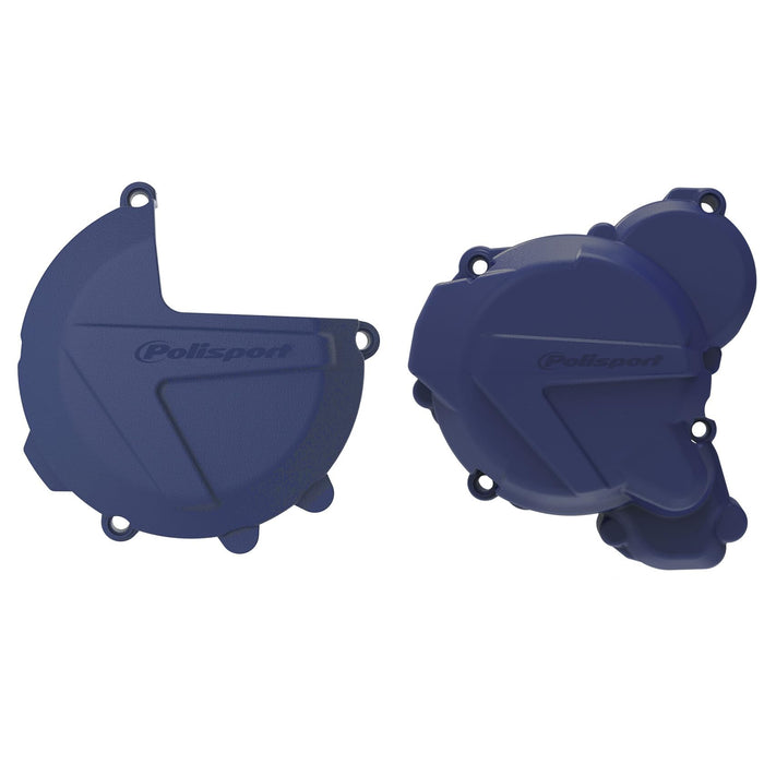 Polisport 91051 Clutch/Ignition Cover Kit - Blue