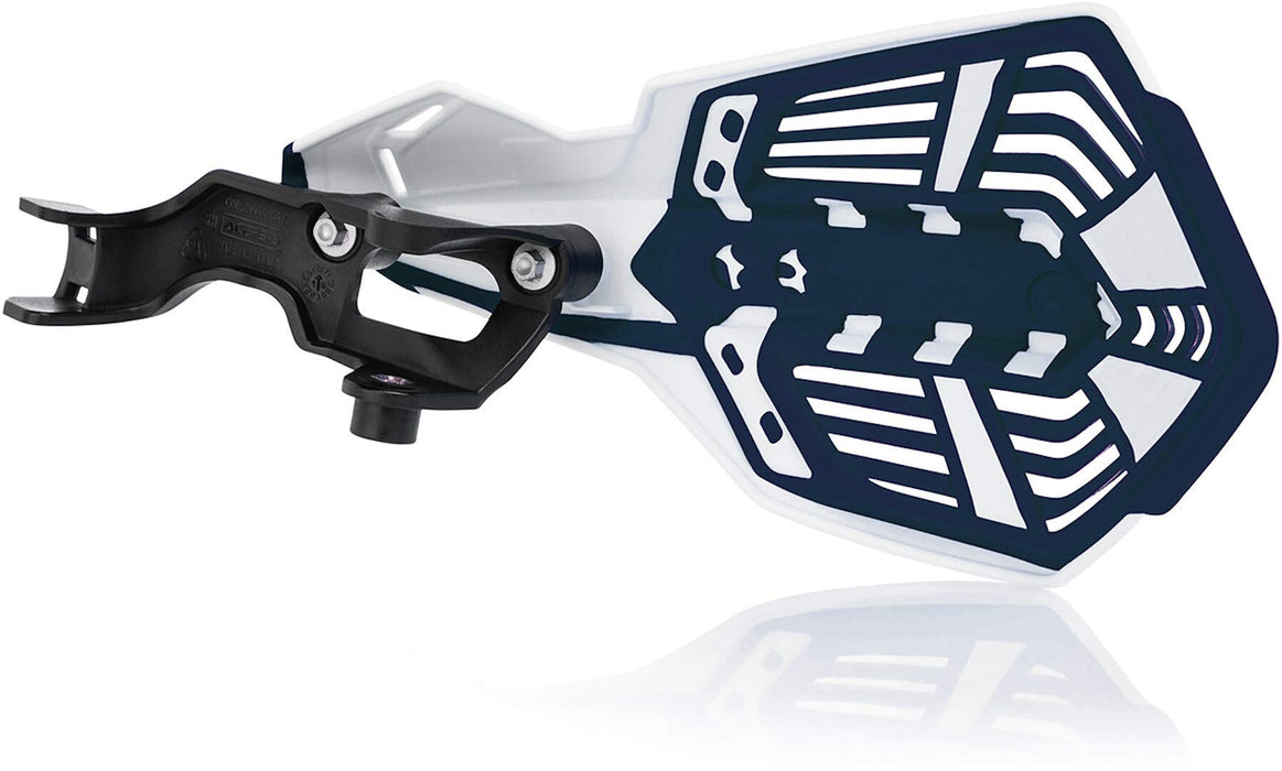 Acerbis K-Future Handguard (WHITE/DARK BLUE) For 07-22 KTM 250SXF