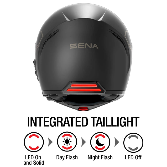 Sena Impulse DOT Flip Up Modular Bluetooth Helmet w/Sound by Harman Kardon Dual Visor Helmet with Integrated Mesh Intercom System / MP3 / Voice Dial (Matte Black, X-Large)