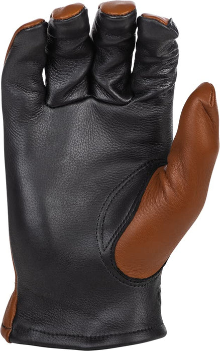 Highway 21 Men's Motorcycle Louie Gloves (Black/Tan, 3X-Large)