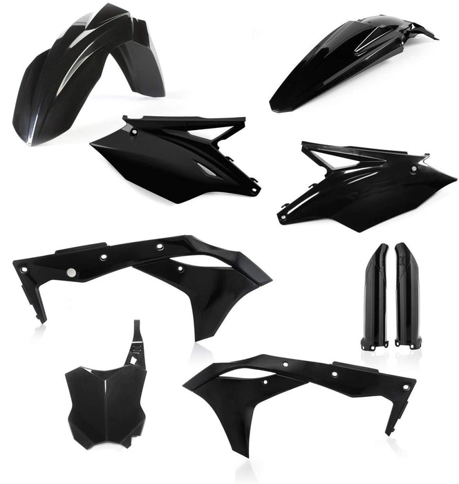 Acerbis Full Plastic Kits For Kawasaki - Black (2685820001)