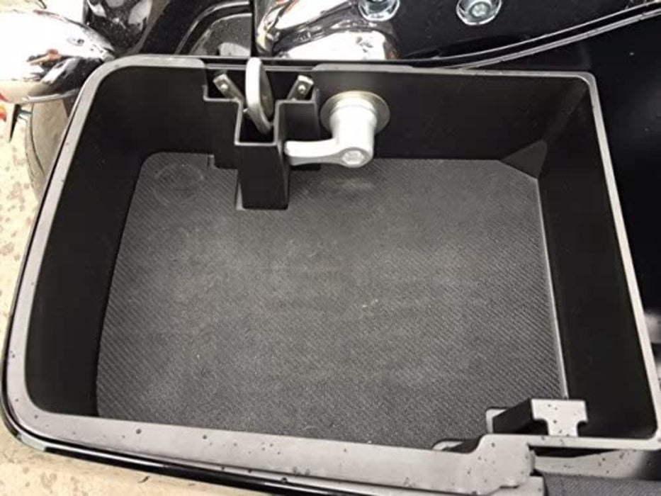 Top Shelf Custom Injection Molded ABS Saddlebag Organizer Tray (2014 - Current H-D ABS Hard Bags Lft)