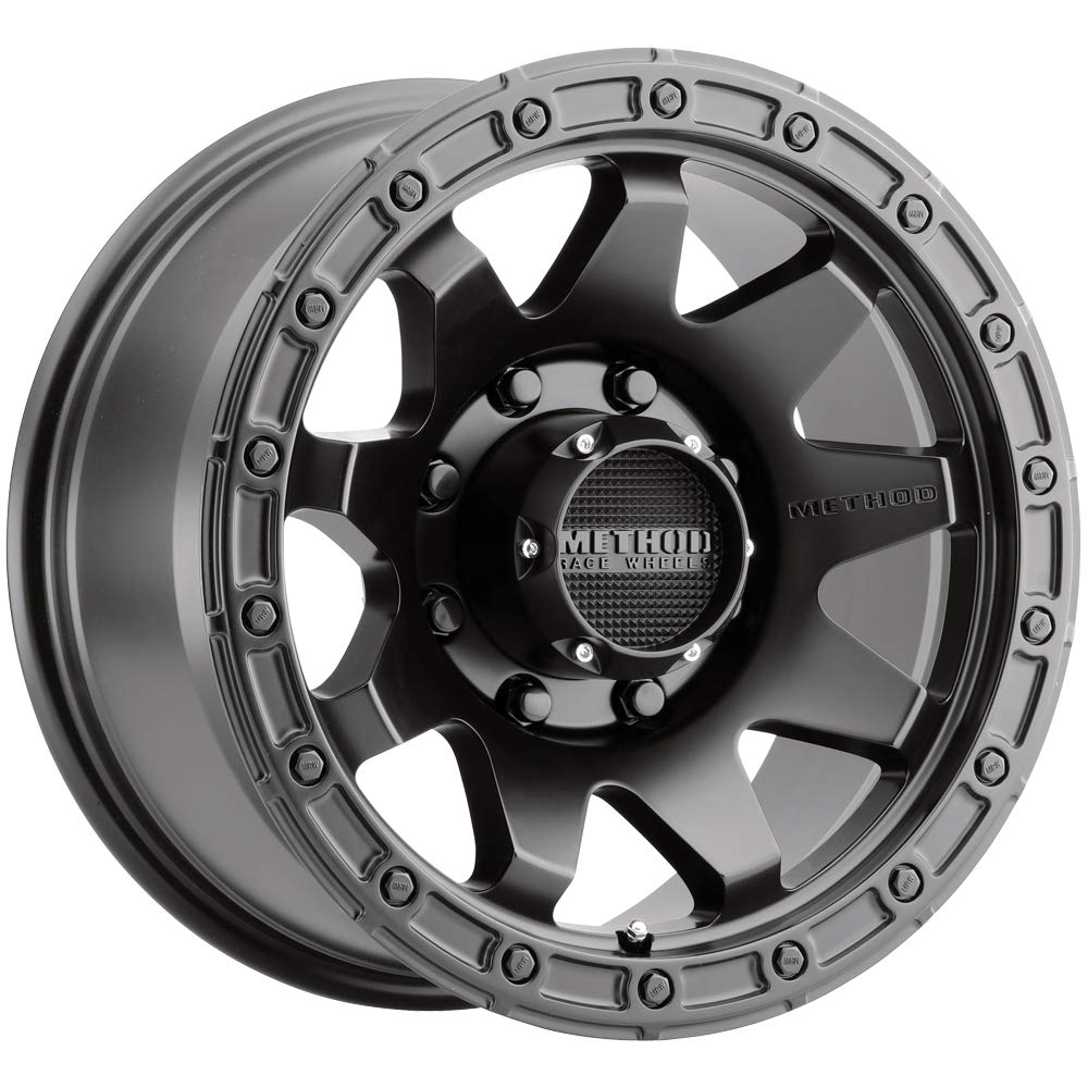 Method Wheels Method Mr317 17X8.5 8X6.5" +0Mm Matte Black Wheels Rims 17" Inch MR31778580500