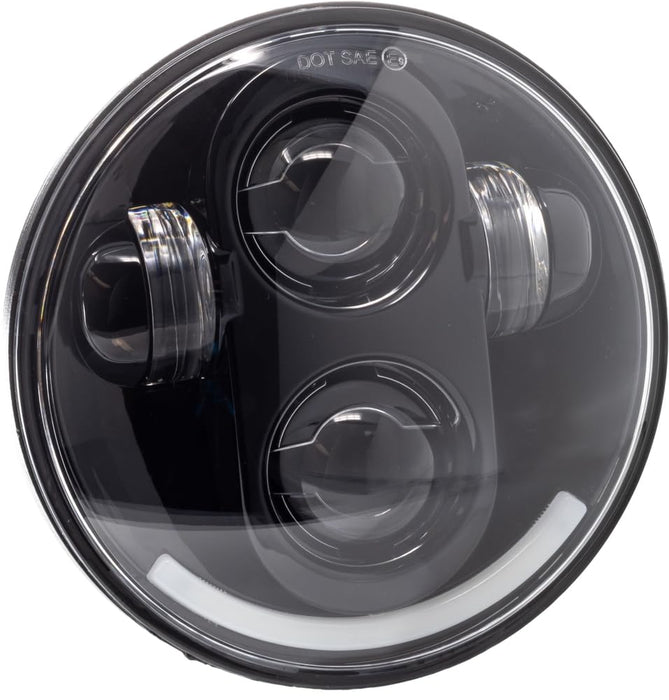 Letric Lighting Co LLC-LH-5B 5.75in. LED Headlight - Premium LED - Black