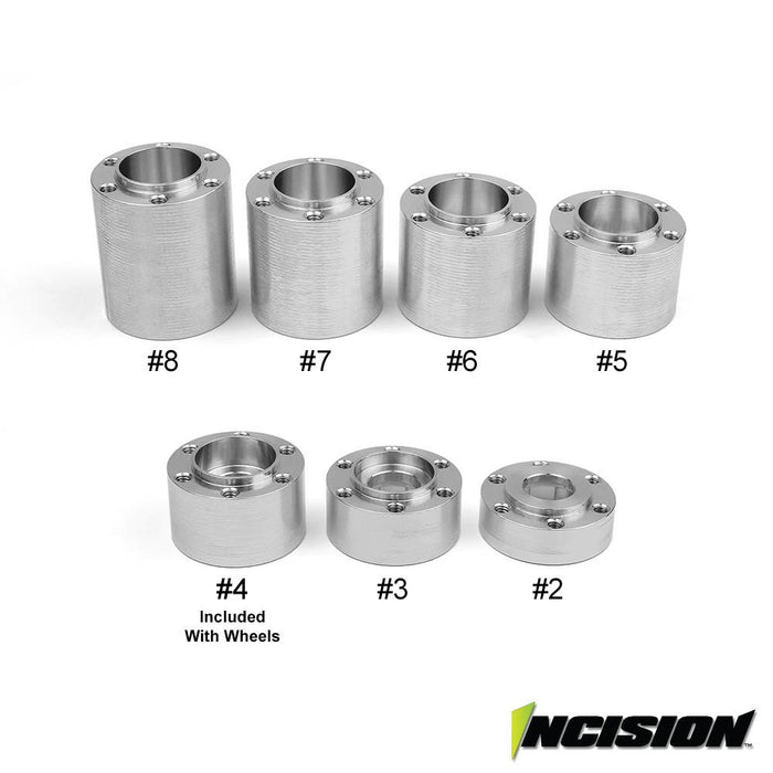 Vanquish Products Incision Wheel Hubs #2, Vpsirc00131 VPSIRC00131