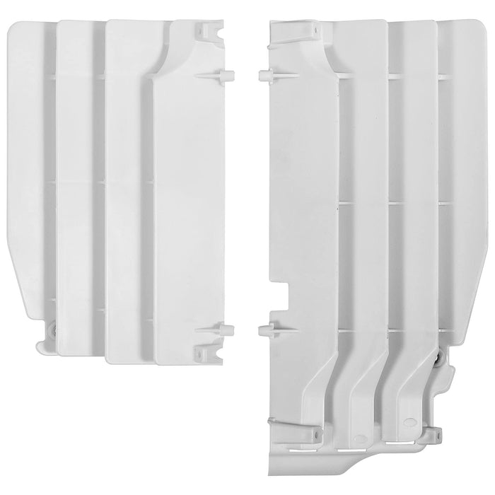 Polisport Radiator Louvers (White) Compatible With 10-18 SUZUKI RMZ250