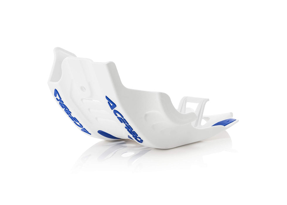 Acerbis Glide Plate (WHITE/BLUE) For 19-22 KTM 450SXF