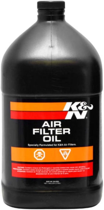 K&N Air Filter Oil: 1 Gallon; Restore Engine Air Filter Performance and Efficiency, 99-0551(Color of Package May Vary)