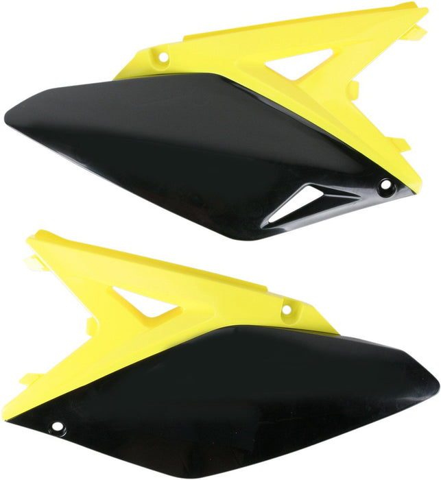 Acerbis Side Panel Set (Black/Yellow) for 10-18 Suzuki RMZ250