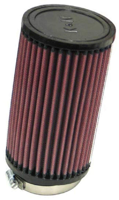 K&N Universal Clamp-On Air Intake Filter: High Performance, Premium, Washable, Replacement Air Filter: Flange Diameter: 2.75 In, Filter Height: 7 In, Flange Length: 1 In, Shape: Round, RU-1480, black