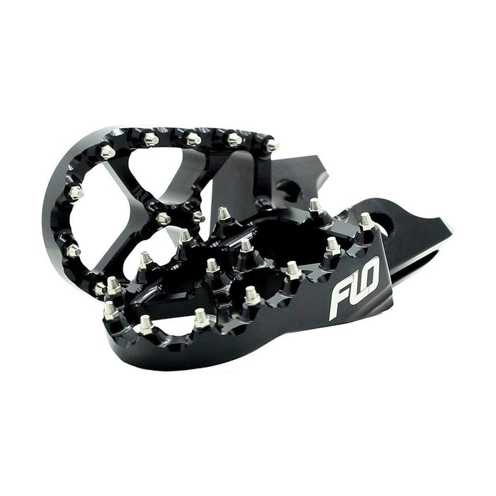 Flo Motorsports FPEG-795-3BLK Pro Series Foot Peg - Black