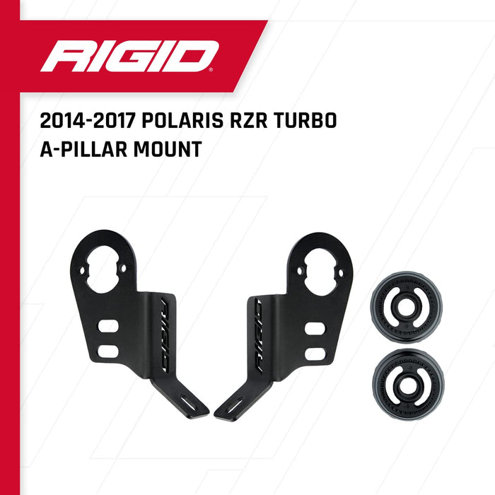 RIGID INDUSTRIES Polaris Rzr Turbo A-Pillar Mount: Automotive Light Kit (41648)