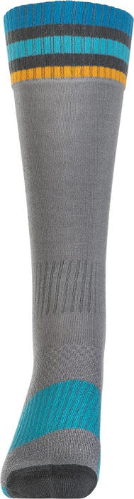 Fly Racing 2022 MX Riding Socks (Thin Grey, LG/XL)