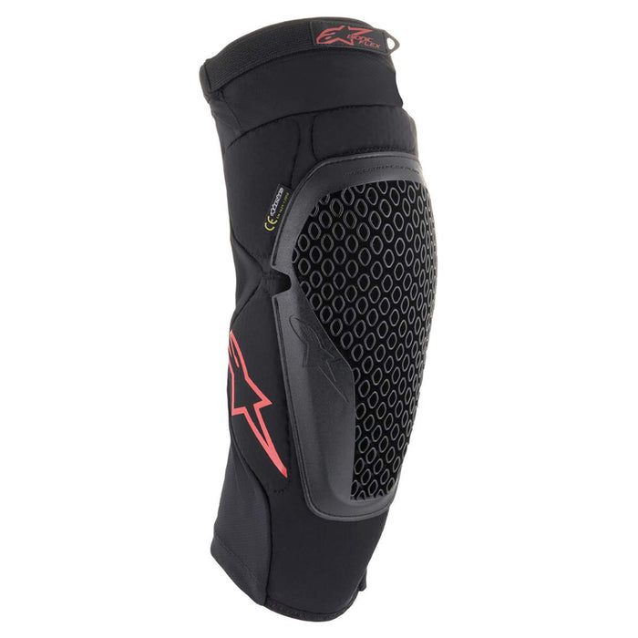 Alpinestars Unisex-Adult Bionic Flex Knee Protector-Black/Red (Large/Xl) (Multi,