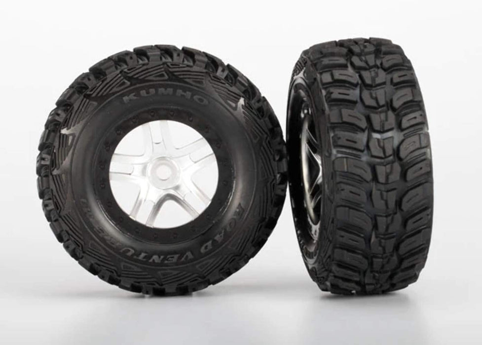 Traxxas Assembled Glued SCT Kumho Tire Insert Tire & Wheel