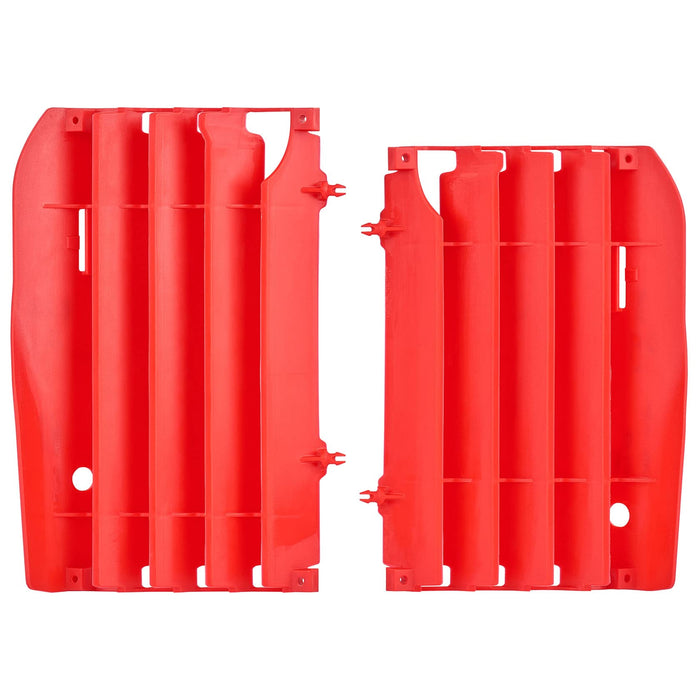 Polisport Radiator Louvers (Red) Compatible With 09-12 HONDA CRF450R