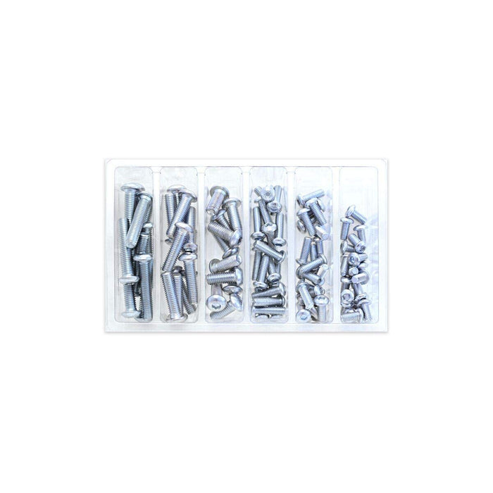 Bolt SV-BHM6M8 Button Head Allen Bolt Assortment 90 Piece Kit