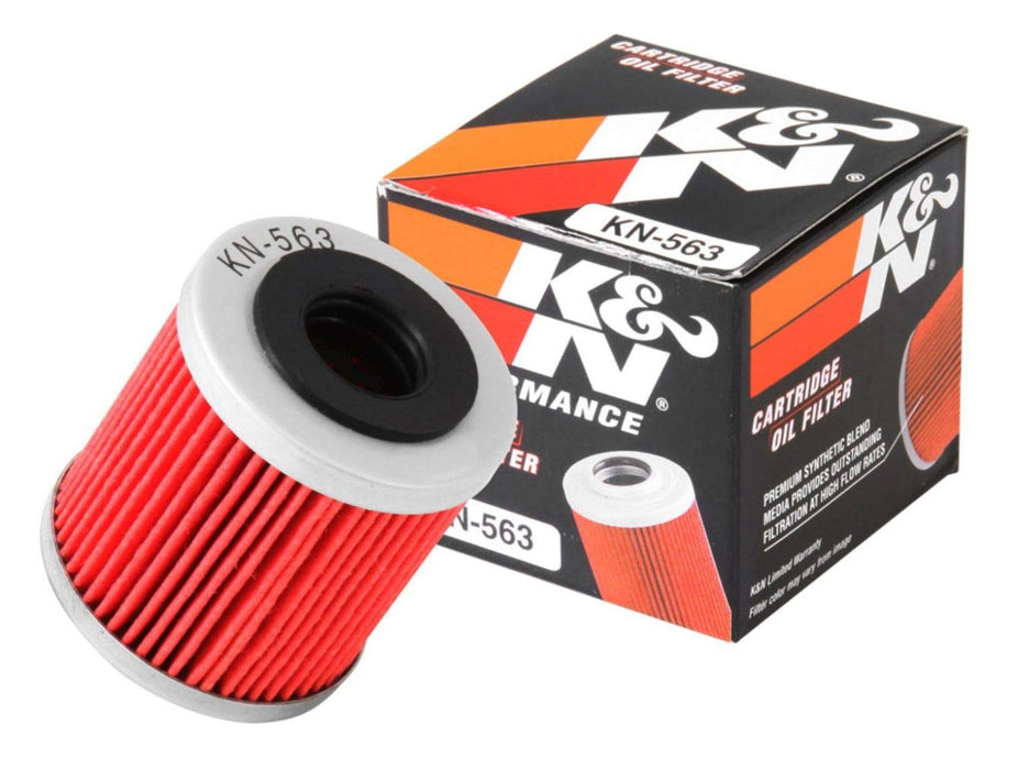 K&N Motorcycle Oil Filter: High Performance, Premium, Designed to be used with Synthetic or Conventional Oils: Fits Select Aprilia, Derbi, Husqvarna Vehicles, KN-563