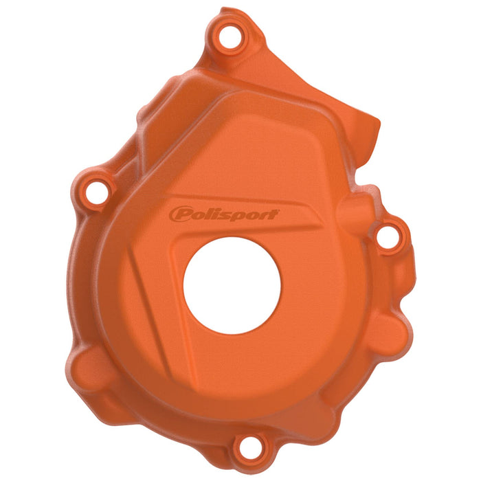 Polisport Ignition Cover Protector (Orange KTM) for 16-20 KTM 250SXF