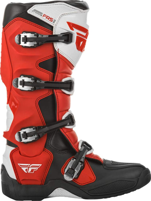 Fly Racing FR5 Boots (Red/Black/White, 12)