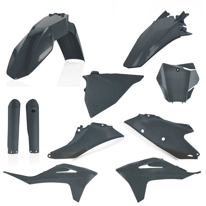 Acerbis Full Plastic Kit (Grey Metallic) For 21-22 GAS GAS MC450F