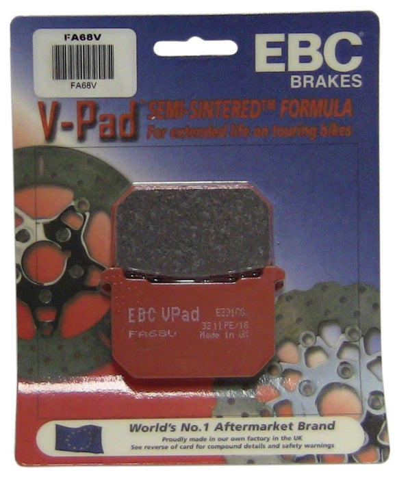 EBC Brakes FA68V Semi Sintered Disc Brake Pad