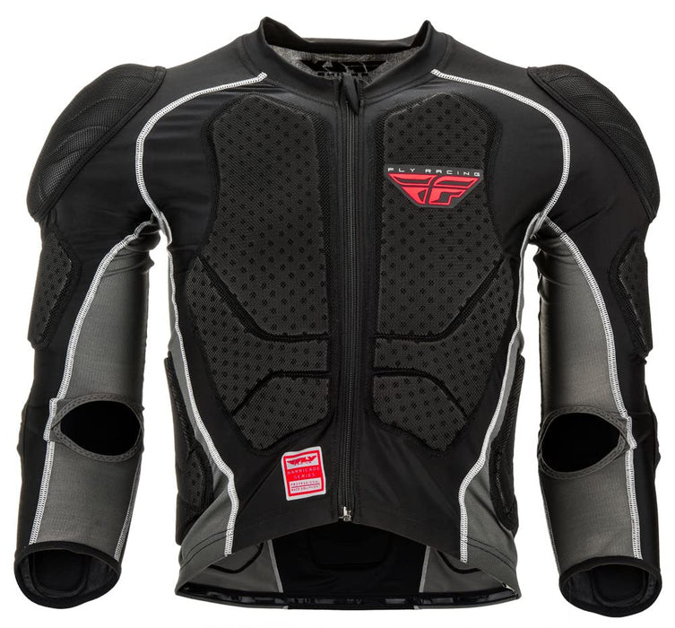 Fly Racing Barricade Long Sleeve Protective Suit (Black, Youth)