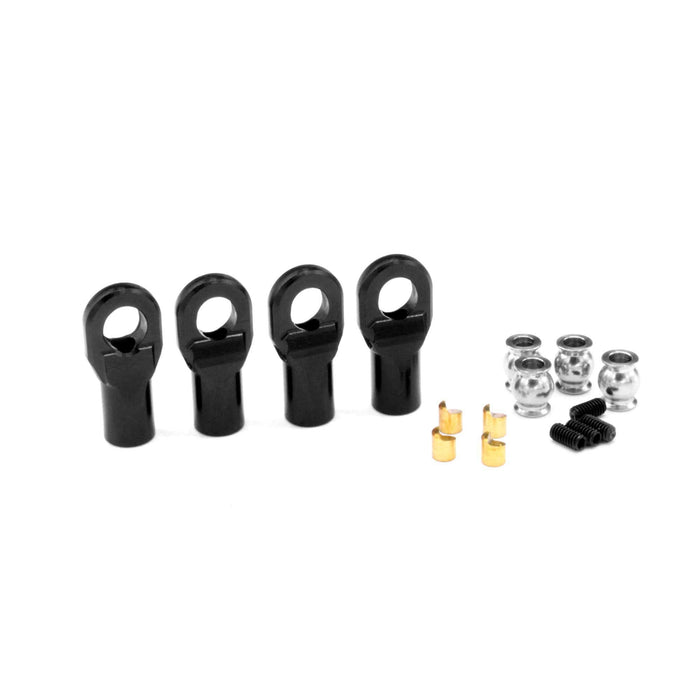 Vanquish Products Machined Rod Ends Black Straight M4 Vps08500 Electric Car/Truck Option Parts VPS08500