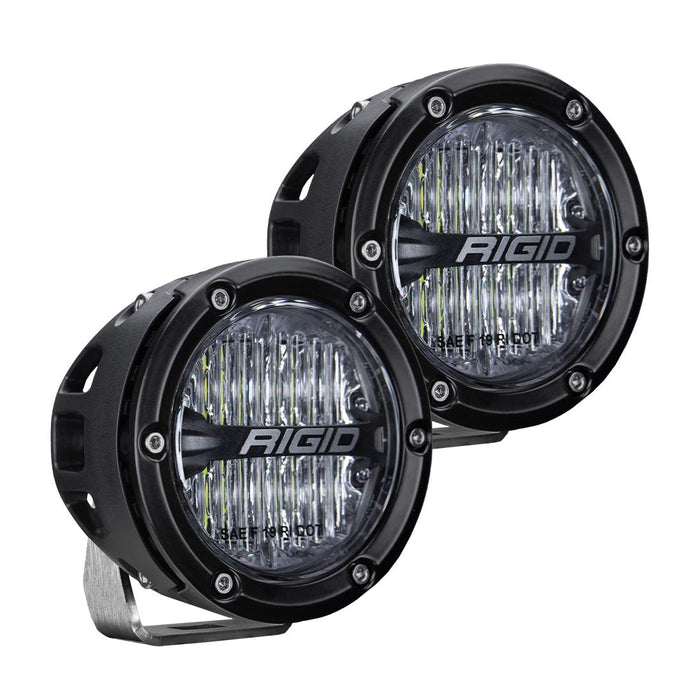 RIGID Industries 360-SERIES 4 INCH SAE J583 FOG LIGHT WHITE | PAIR