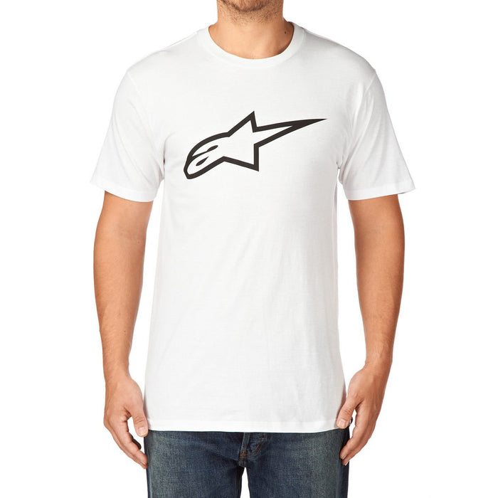 ALPINESTARS Men's Ageless Classic T-Shirt, White/Black, XX-Large