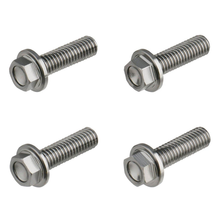 DRC Aluminum Flange Bolts Titanium 6x20mm 4 Pack D58-51-420