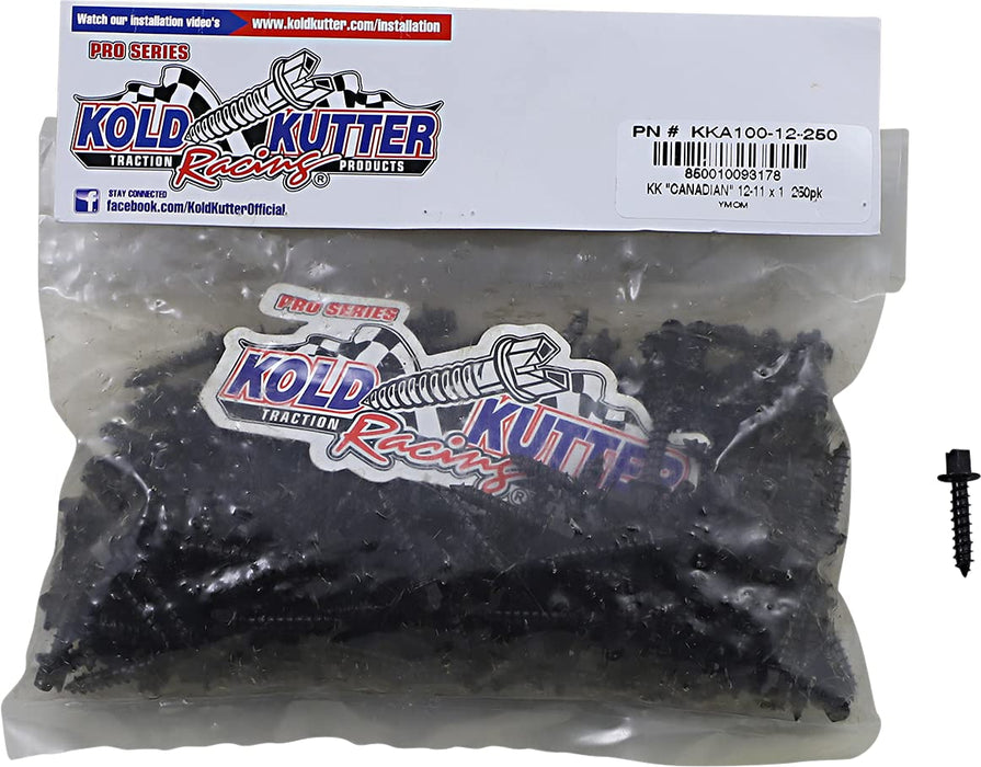 Kold Kutter Traction Screws 1 12 250/pk Kka100-12-250