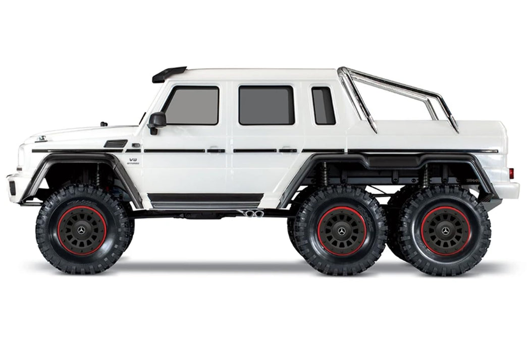 Traxxas 88096-4-WHT Waterproofed All Terrain Mercedes Benz G 63 1/10 Scale and Trail TRX-6 Trail Remote Crawler White