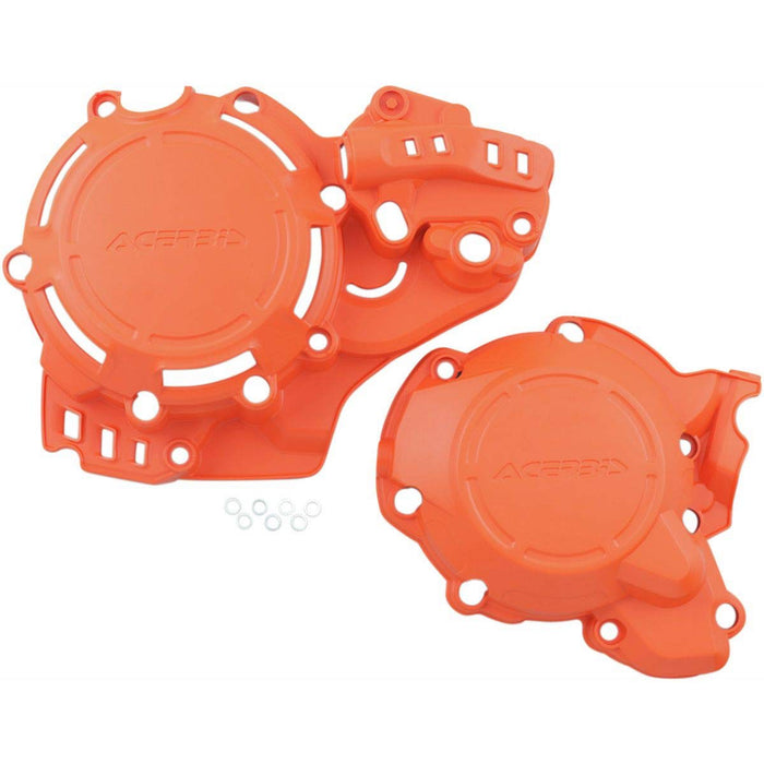 Acerbis X-Power Engine Cover Kit (16 ORANGE) For 19-22 KTM 250SX