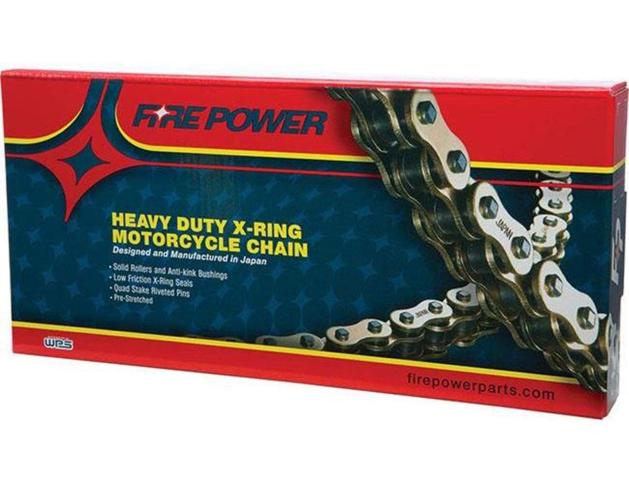 Fire Power 520FPX-100FT 520 X-Ring Heavy Duty Chain - 100ft. Roll - Natural