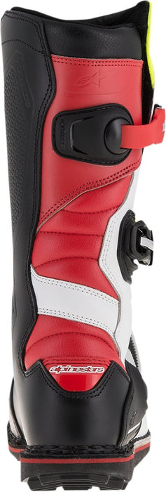 Alpinestars Unisex-Adult Tech-T Boots (White/Red/Yellow/Black, Size 6)