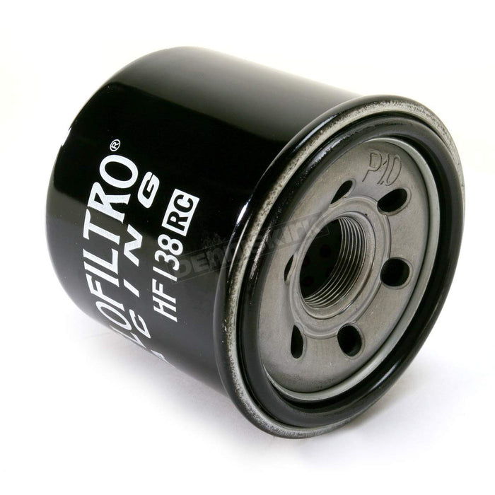 HiFloFiltro HF138RC Black RC High Performance Premium Oil Filter, Single