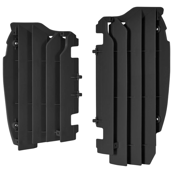 Polisport Radiator Louvers (Black) Compatible With 12-15 KAWASAKI KX450F