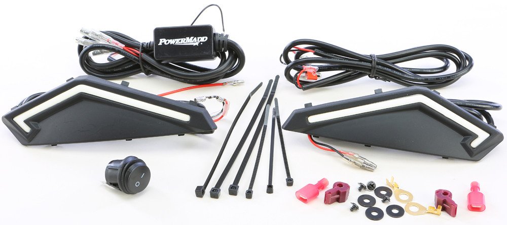 PowerMadd 34290 Black LED Light Kit for Star Series Handguard