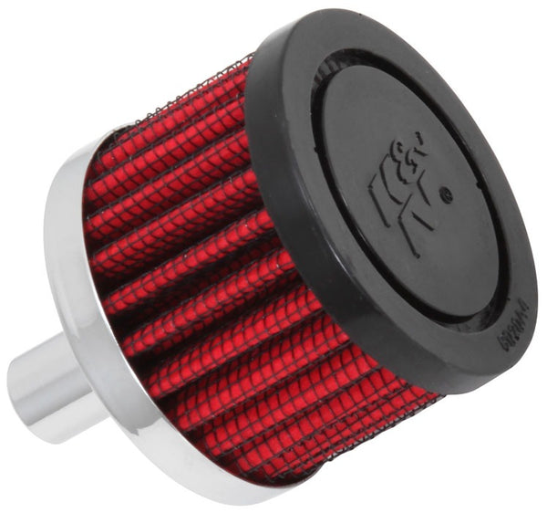 K&N Vent Air Filter/ Breather: High Performance, Premium, Washable, Replacement Engine Filter: Flange Diameter: 0.5 In, Filter Height: 1.5 In, Flange Length: 0.875 In, Shape: Breather, 62-1010