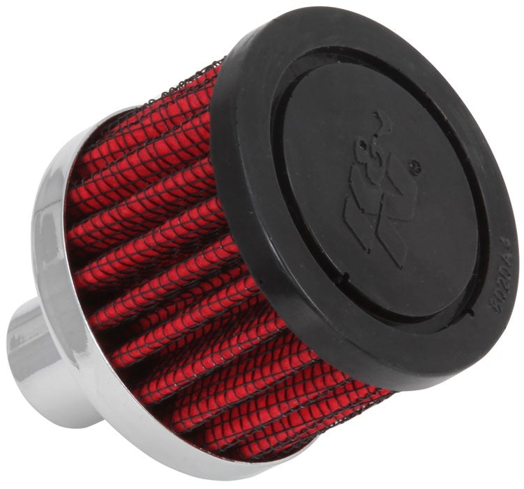 K&N Vent Air Filter/ Breather: High Performance, Premium, Washable, Replacement Engine Filter: Filter Height: 1.5 In, Flange Length: 0.875 In, Shape: Breather, 62-1030