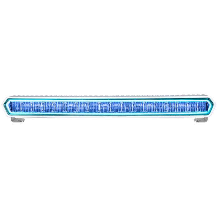 Rigid Industries Sr-L Series Marine 20 Inch Led Light Bar, Blue Halo, White Housing 62001