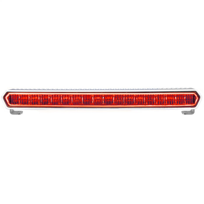 Rigid Industries Sr-L Series Marine 20 Inch Led Light Bar, Red Halo, White Housing 62002