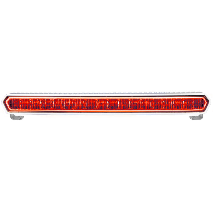 Rigid Industries Sr-L Series Marine 20 Inch Led Light Bar, Red Halo, White Housing 62002