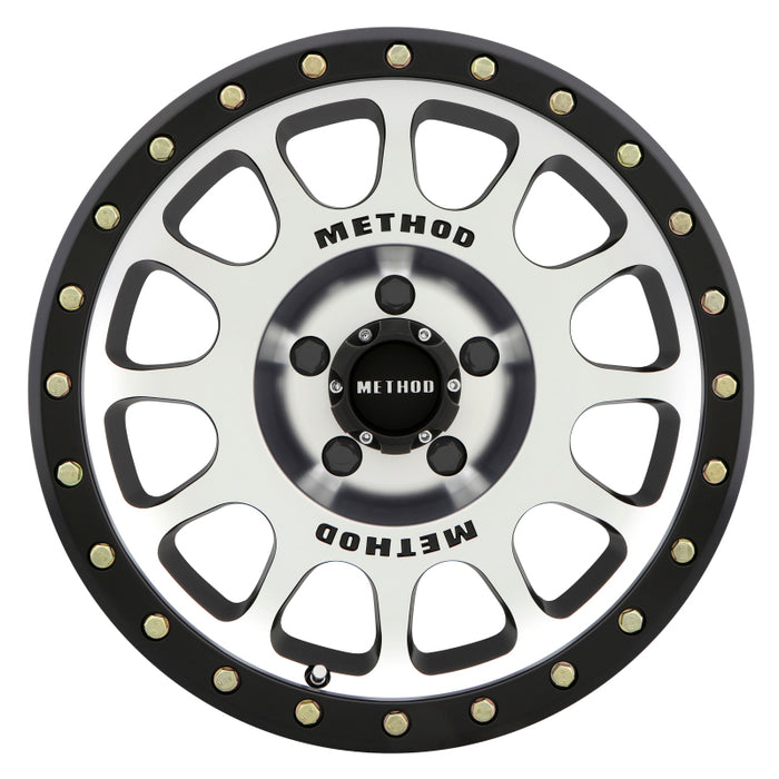 Method MR305 NV 17x8.5 0mm Offset 5x150 116.5mm CB Machined/Black Street Loc Wheel MR30578558300